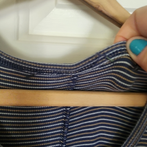 Toad&Co Daisy Striped Tank Dress Size Large Modal Outdoors Summer Active Beach - Picture 4 of 7